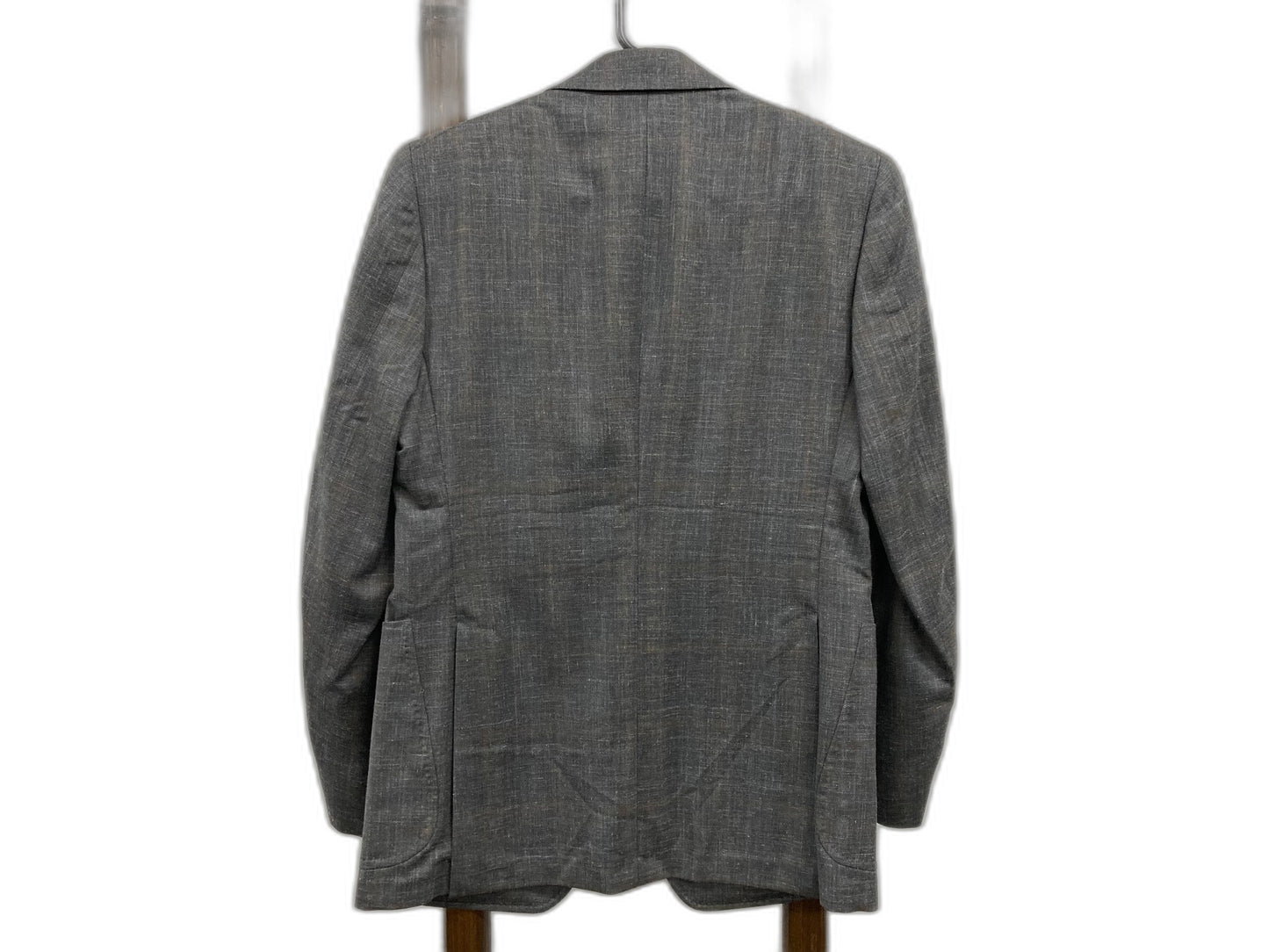 Thomas Pink Single Breast Wool/Linen Dress Jacket Grey Mens Size 36 NEW