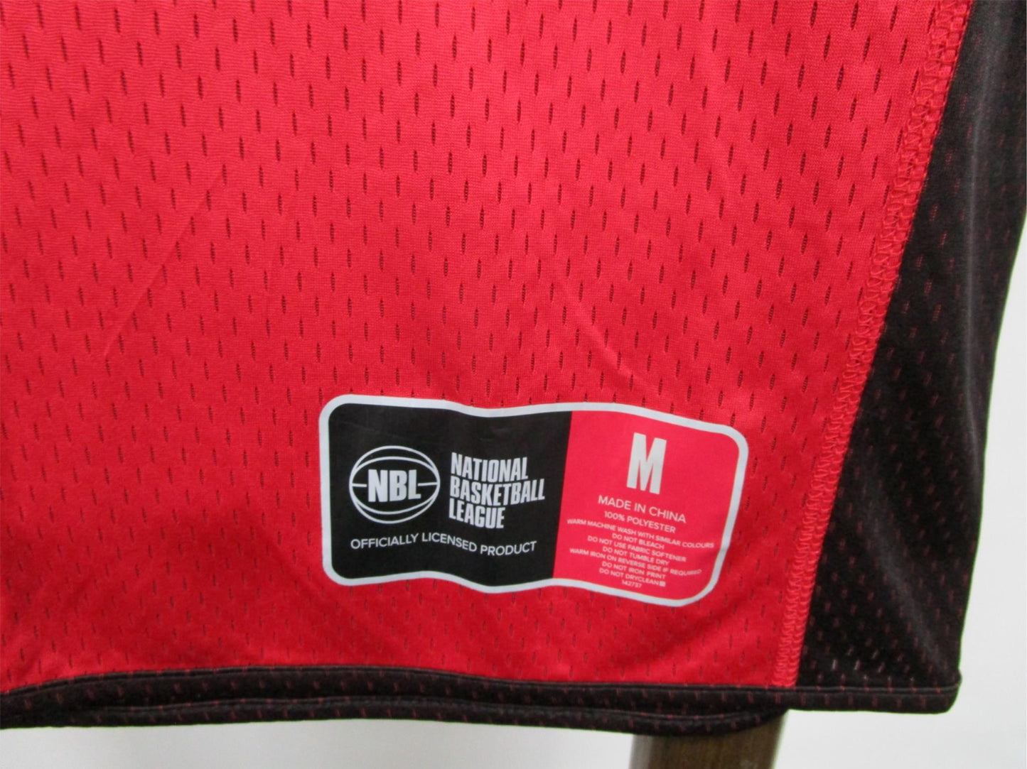 Nbl Basketball League Red Round Neck Sleeveless Tank Mens Size M NEW