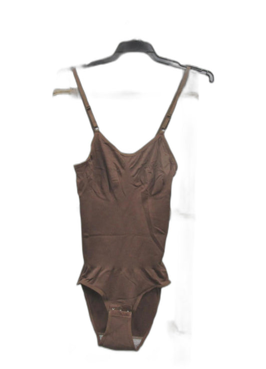 Bodysuit Brown Tummy Control Slimming Shapewear Ladies Size S NEW