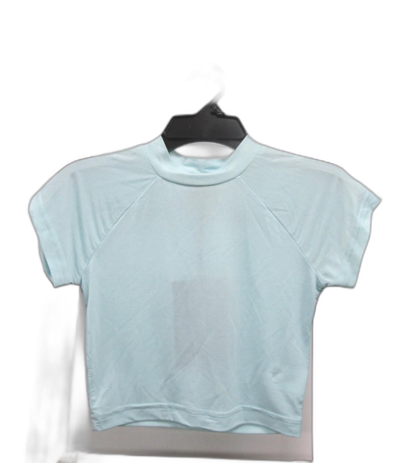 Unif Mint Short Sleeve Comfortable Fit Crop Top Ladies Size Xs/S NEW