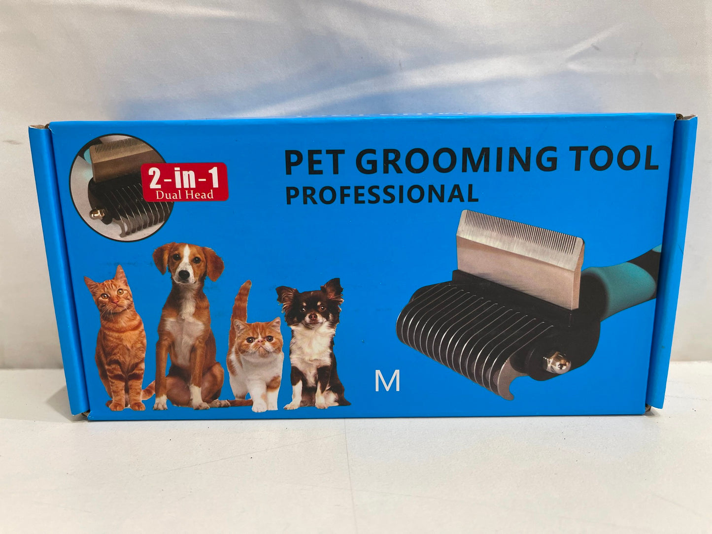 Inupet 2 In 1 Dual Head Ergonomic Professional Pet Grooming Tool NEW