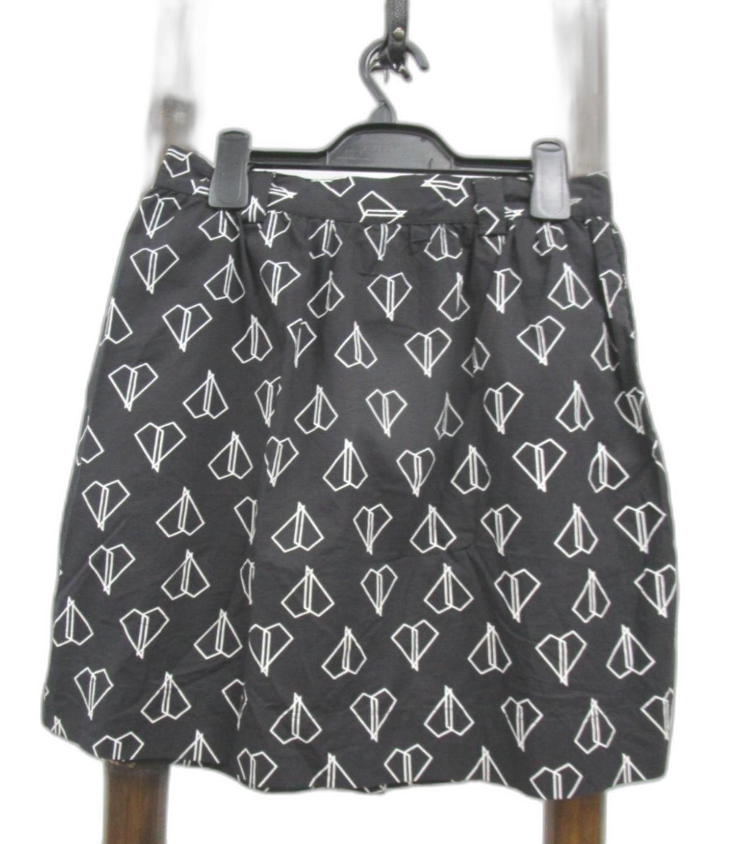 Dangerfield Cotton 2 Pockets Mini Skirt Black & White Ladies Size 8