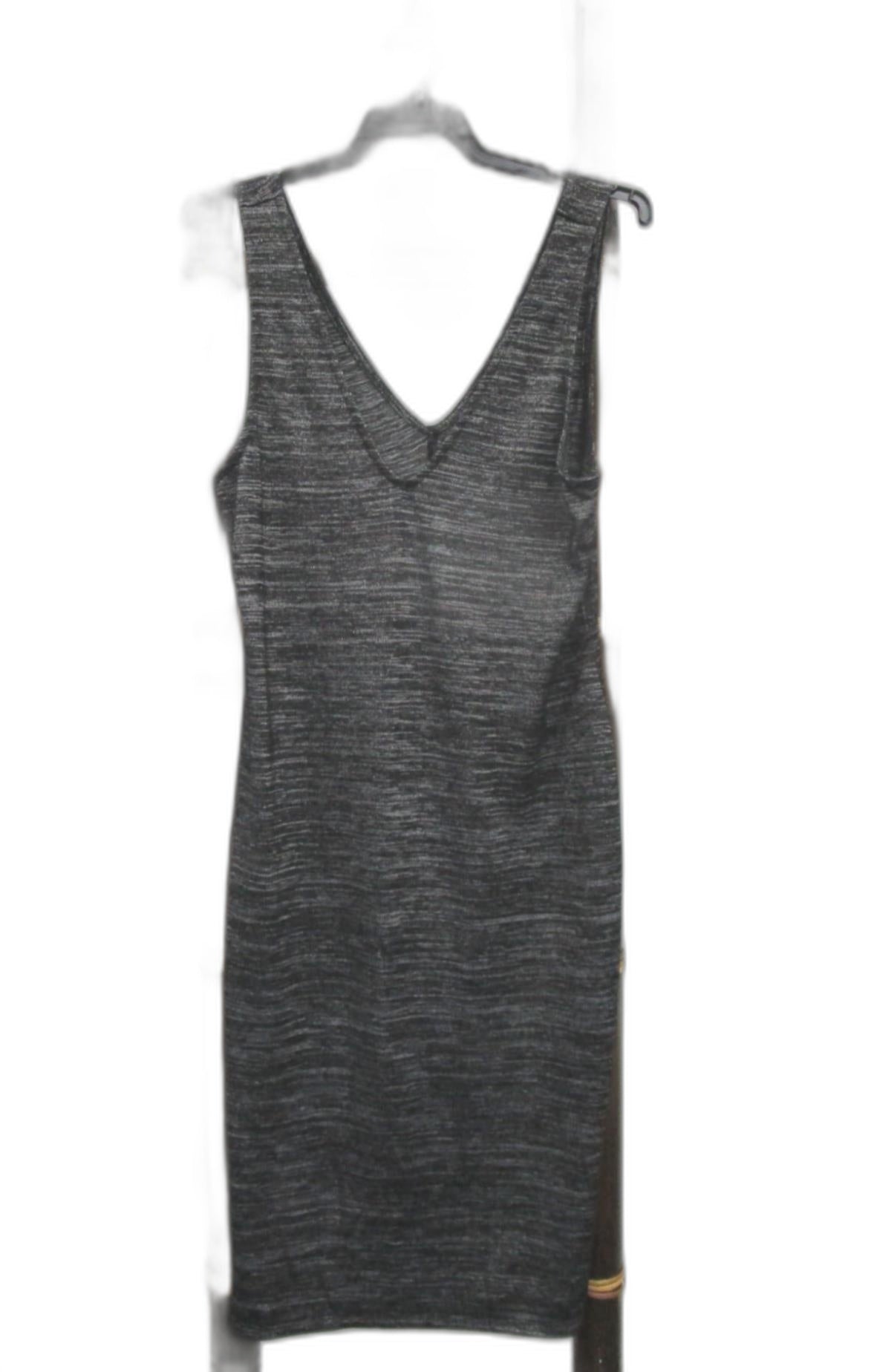 Miss Shop Essentials Sleeveless Dress Ladies Black & Dark Grey Size 10