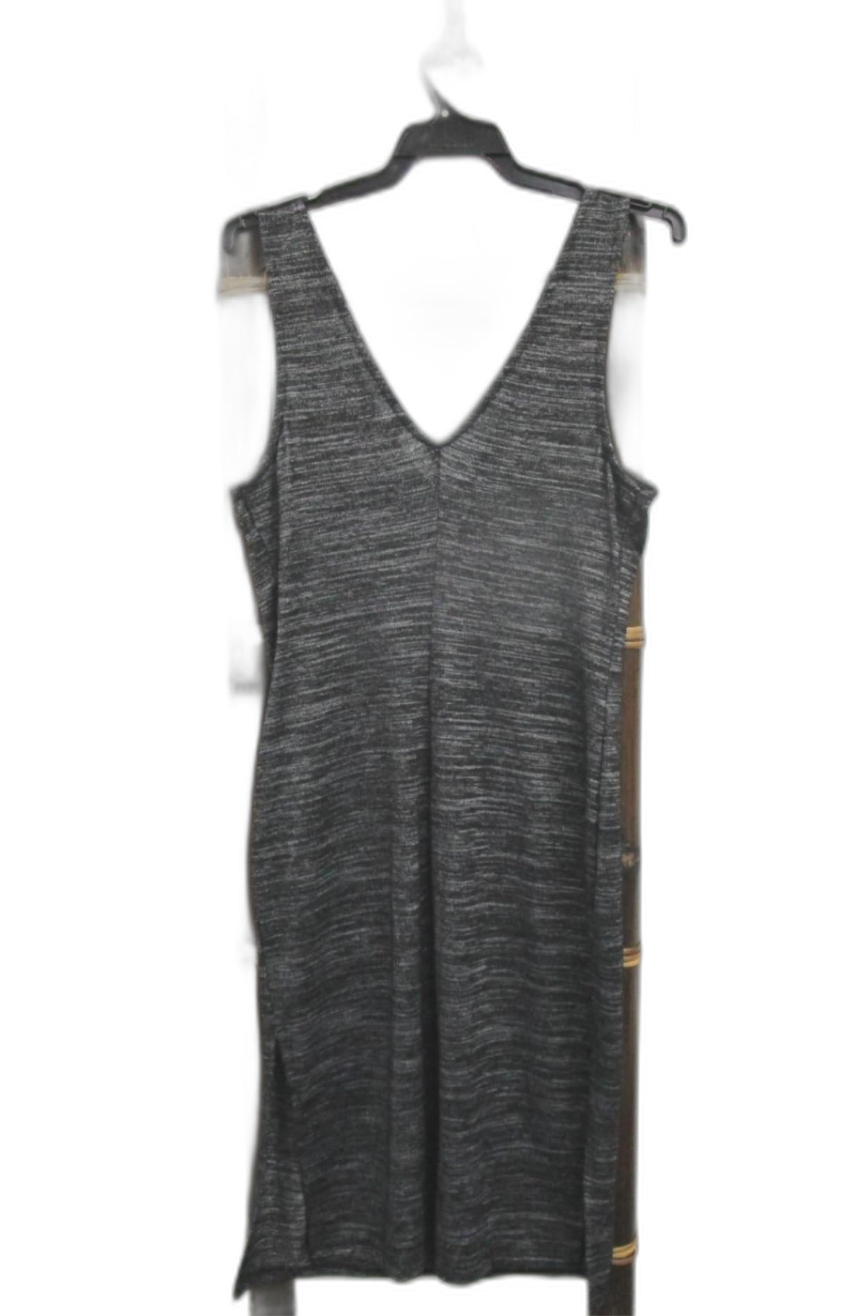 Miss Shop Essentials Sleeveless Dress Ladies Black & Dark Grey Size 10