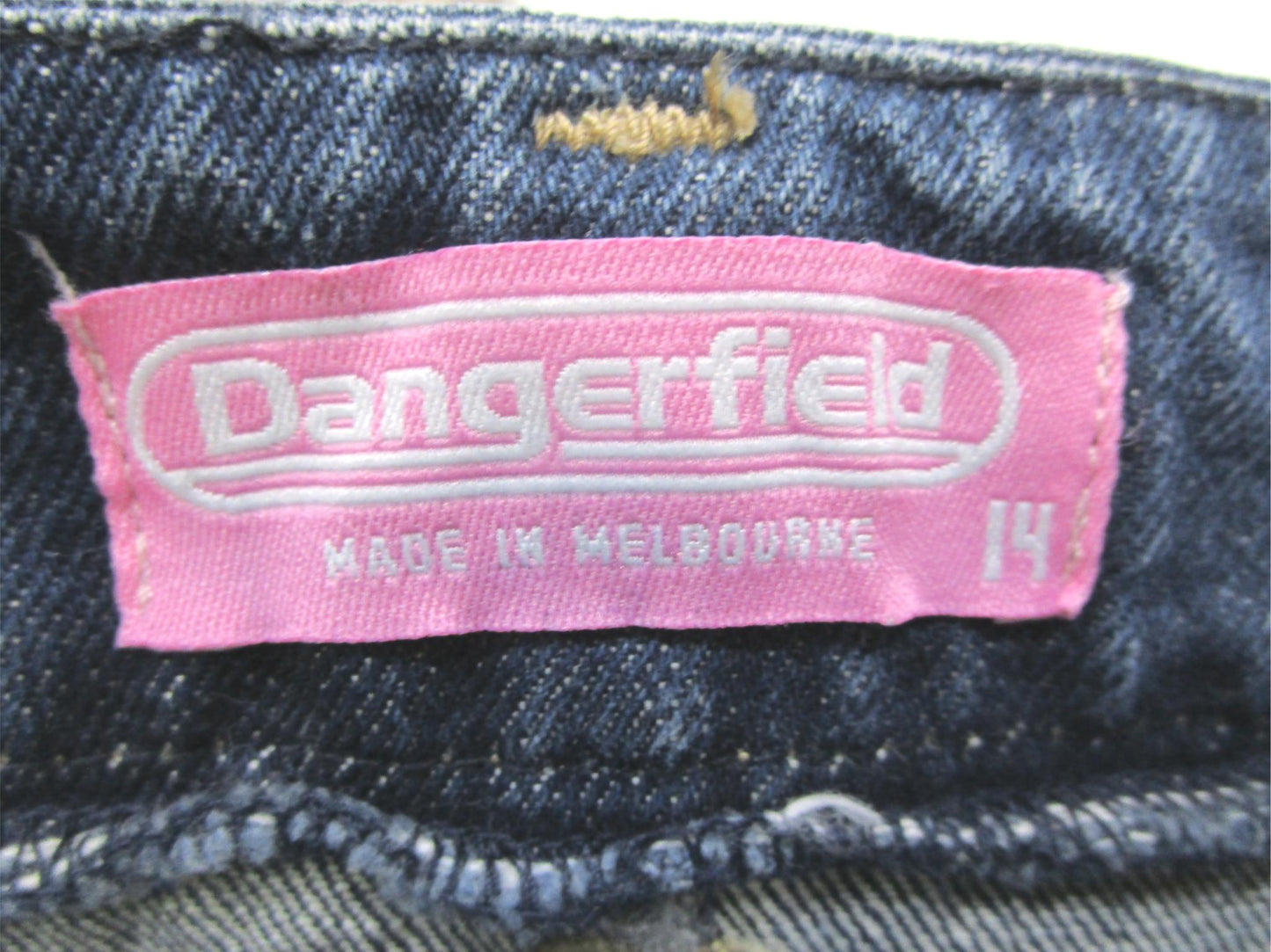 Dangerfield Short Denim Jeans Skirt Blue Ladies Size 14 *Neighbours