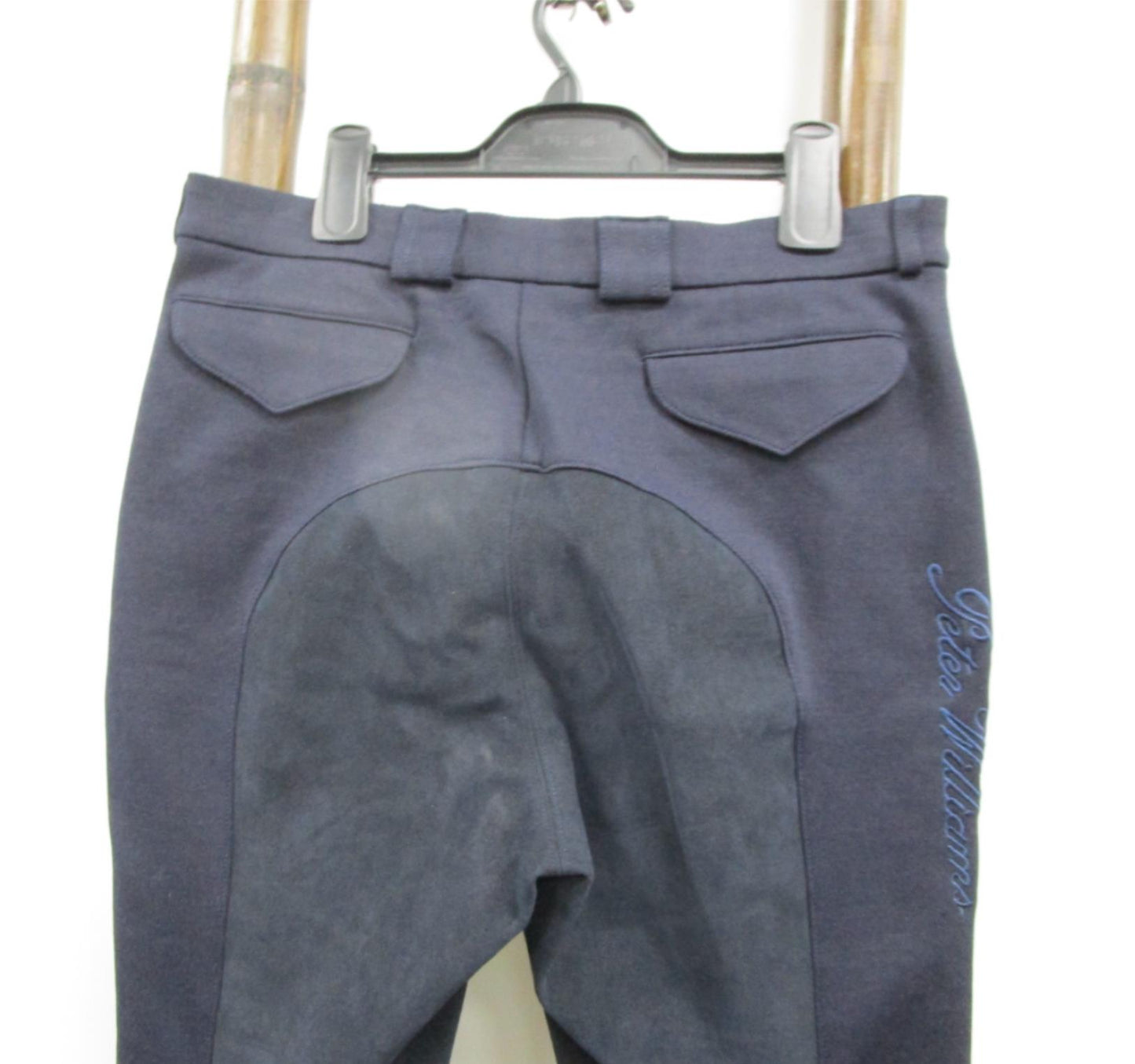 As NEW Peter Williams Jodhpurs Suede Seat Riding Pants Blue Mens Size 4