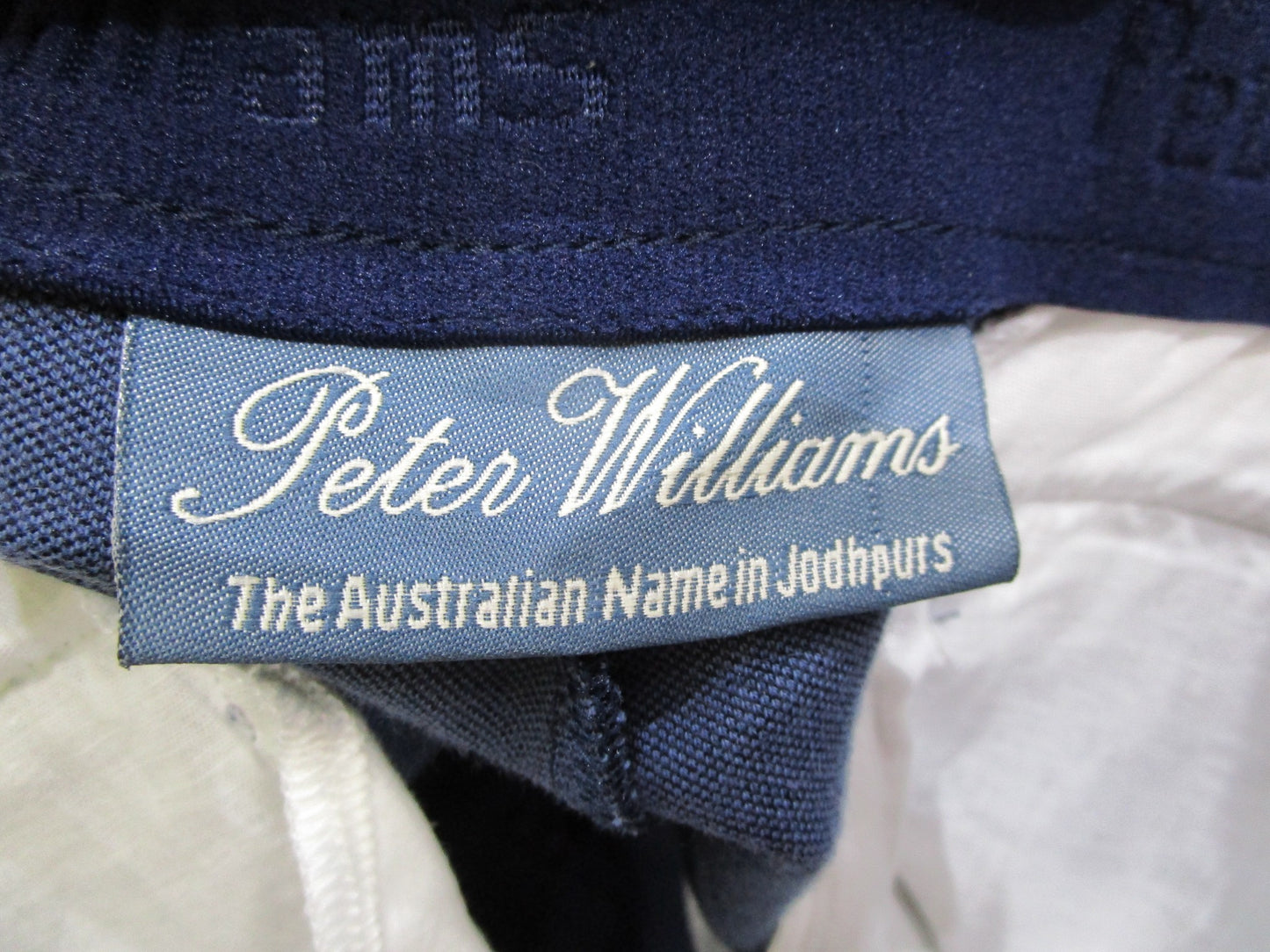 As NEW Peter Williams Jodhpurs Suede Seat Riding Pants Blue Mens Size 4