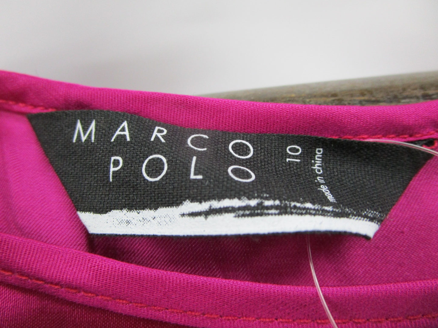 Marco Polo Silky Feel Cap Sleeve Round Neck Top Hot Pink Ladies Sz 10 Rp$119 NEW