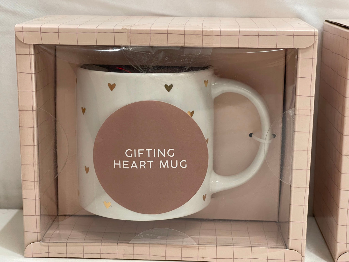 Target 2 Box Pack Dishwasher Safe Gold Hearts & Flower Coffee Mug Duo NEW