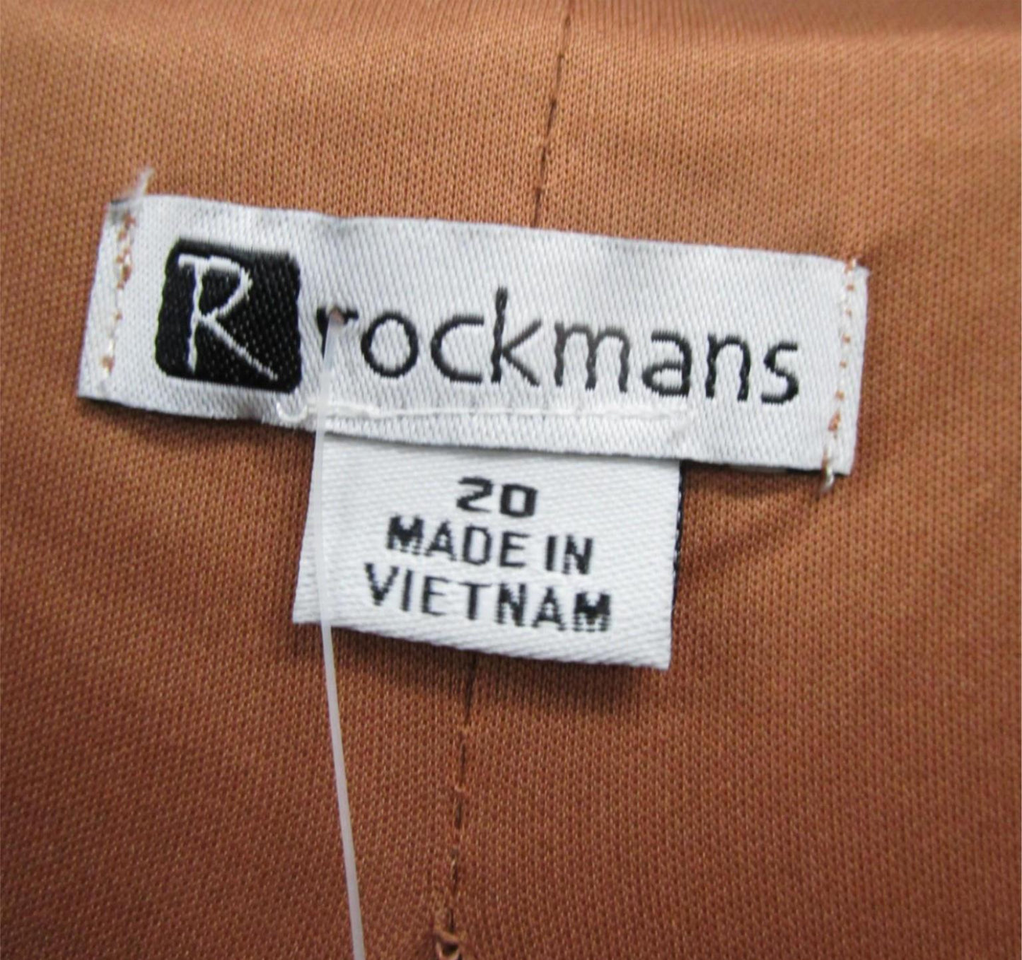 Rockmans 3/4 Sleeve 2 Pocket Smart Blazer Terracot Ladies Size 20 NEW