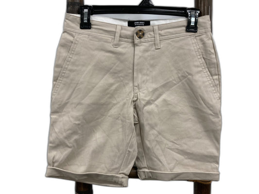 Jay Jays Chino Short Cotton Cuffed Zip Up Shorts Tan Mens Sz 26 NEW