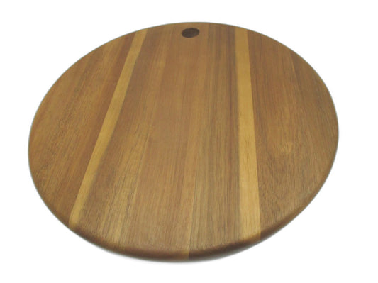 Target Acacia Wood Round Paddle Serving Board NEW