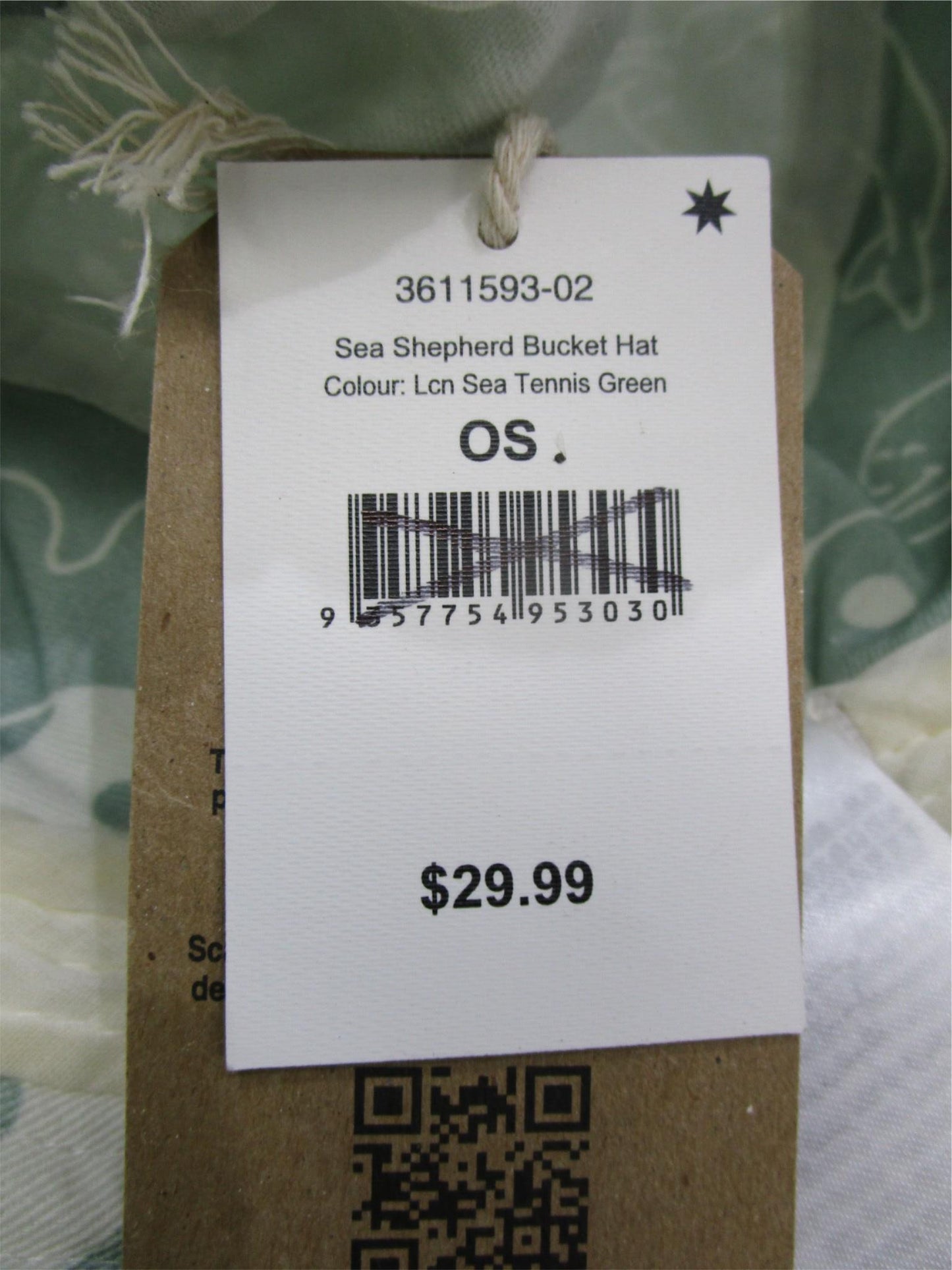 2 X Cotton On Sea Shepherd Cotton Bucket Hats Sea Green / Yellow Osfa NEW