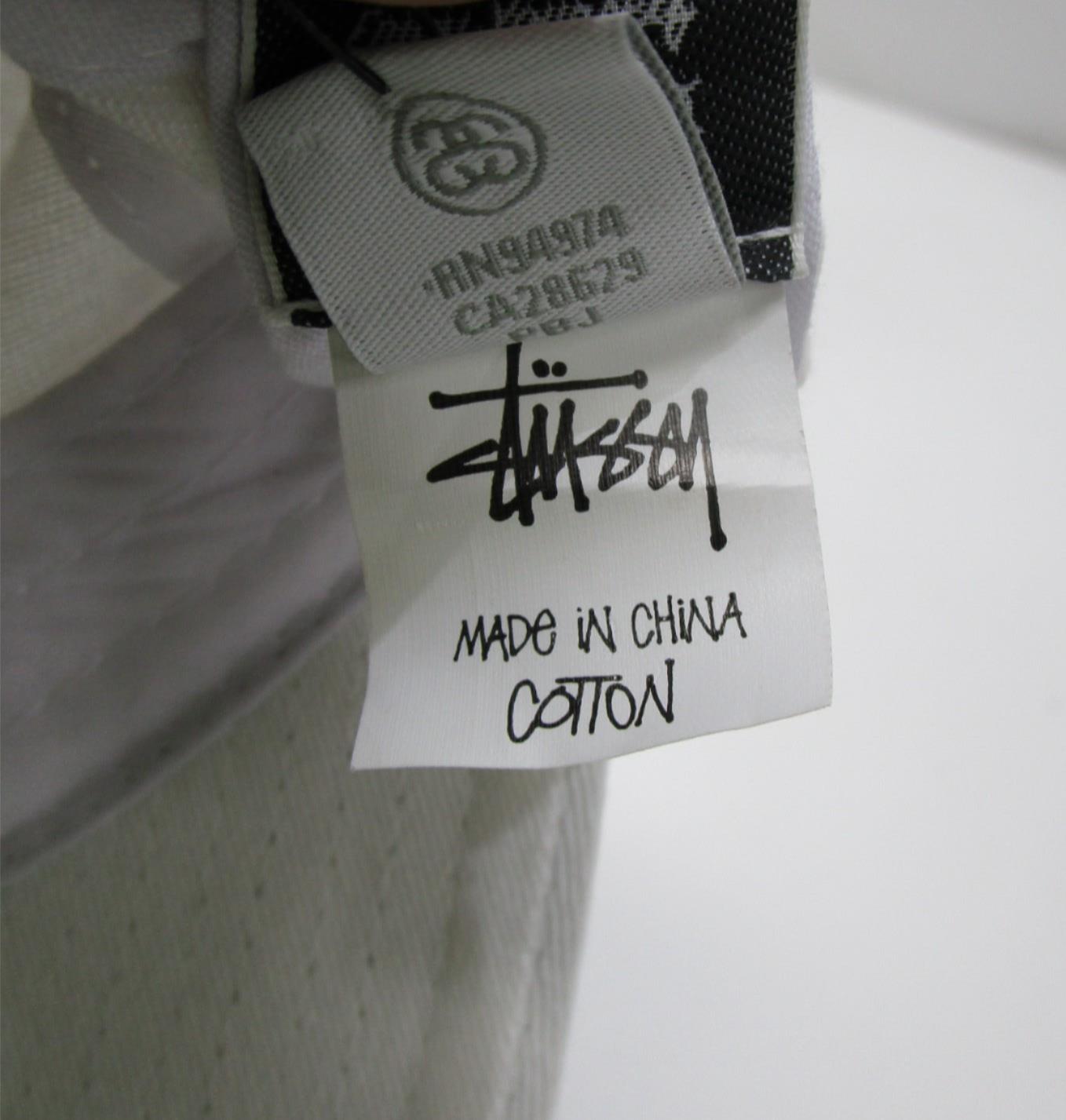 Stussy Cotton Embroidered Logo Estelle Low Pro Cap White Osfa NEW