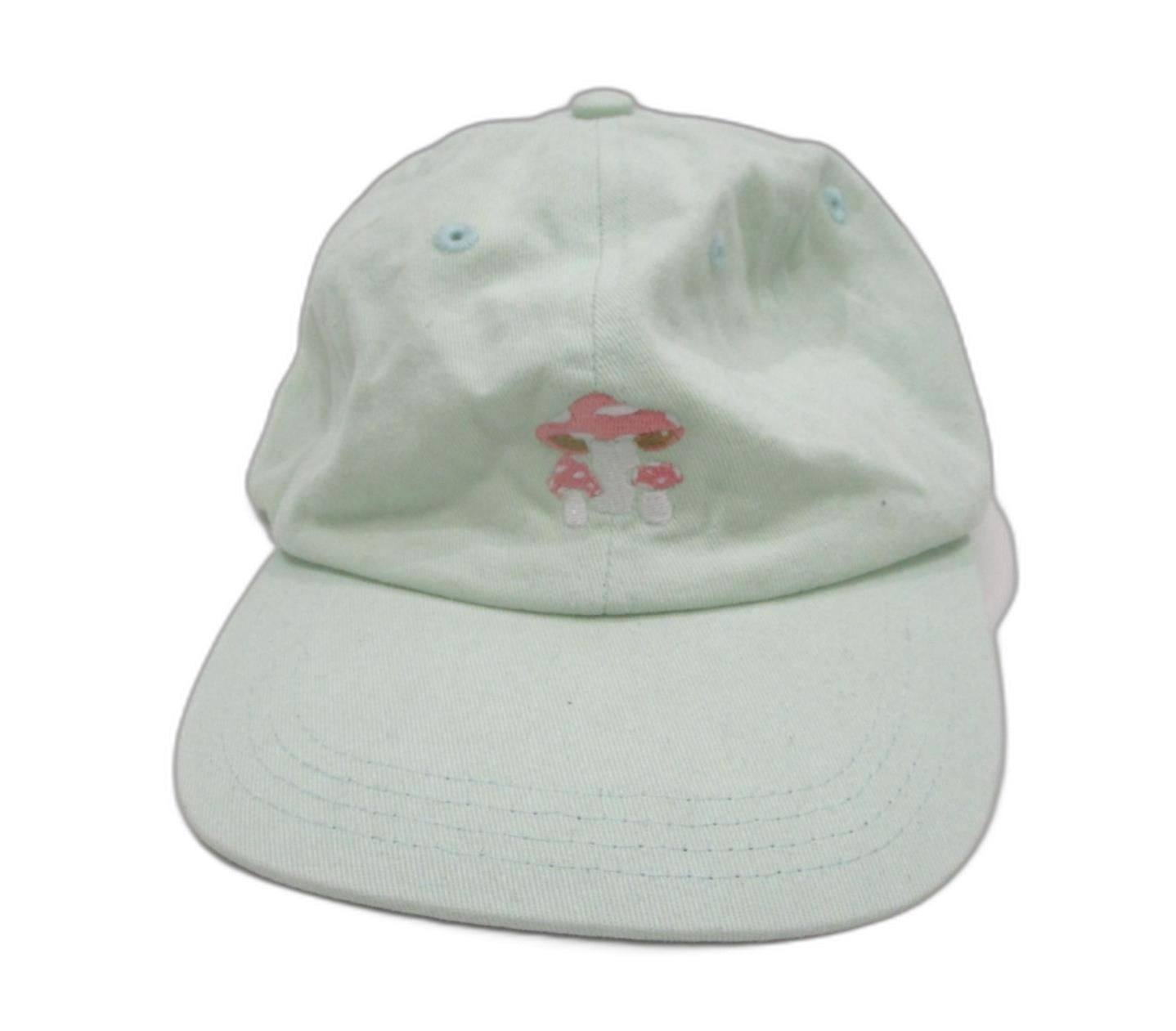 Subtitled 100% Cotton Mushroom State Dad Cap Green Osfa NEW