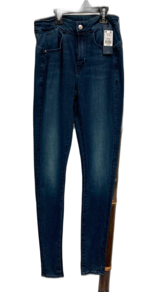 G-Star Raw Citi You High Super Skinny Strtch Blue Jeans Ladies Sz 24 NEW