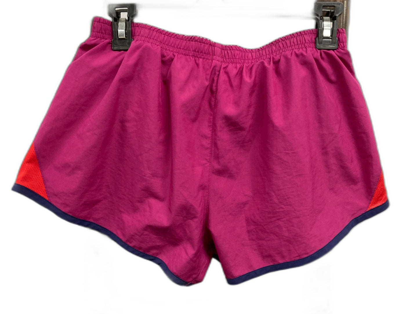 Nike Running Shorts With Inners, Pocket, Drawstring Magenta Ladies Sz S