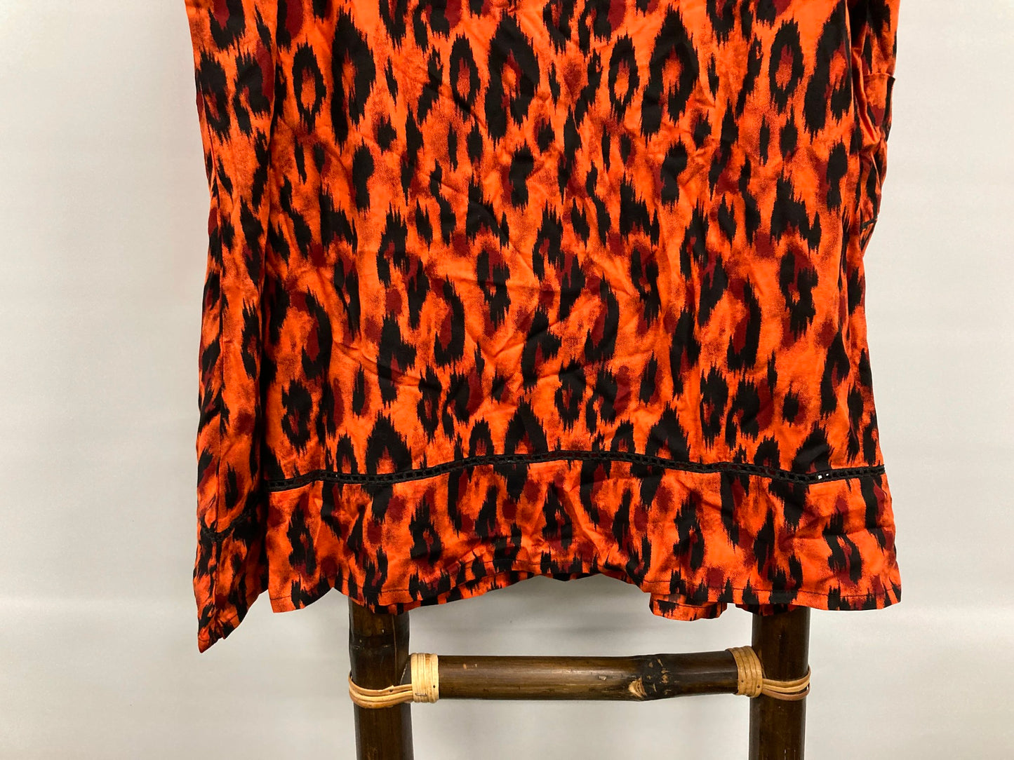 Kita Audrey Zandau Orange Relaxed Fit Blouse Top Ladies Sz 24 NEW