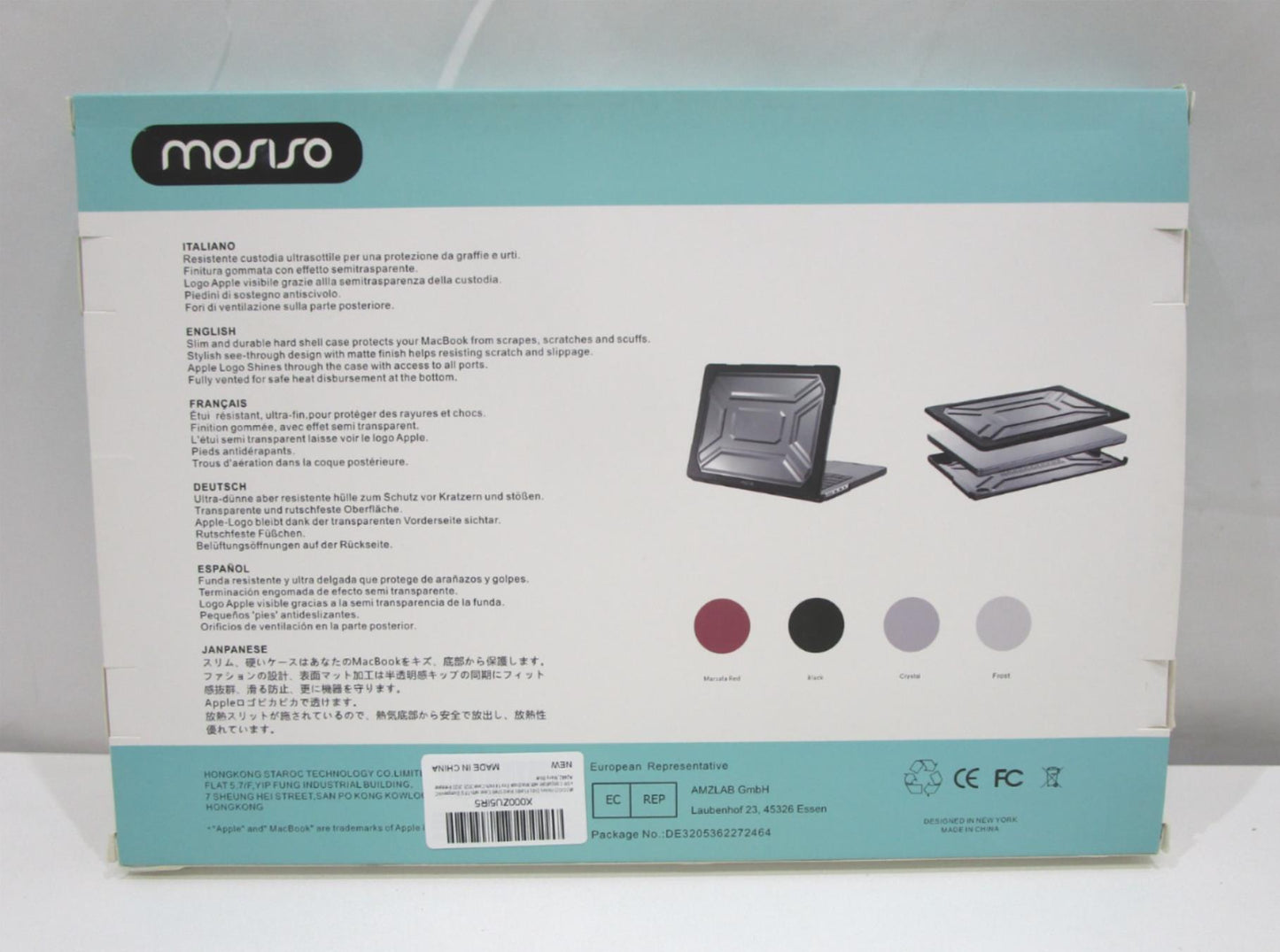 Mosiso Heavy Duty Compatible With Macbook Pro 14" M1 Hard Shell Case NEW