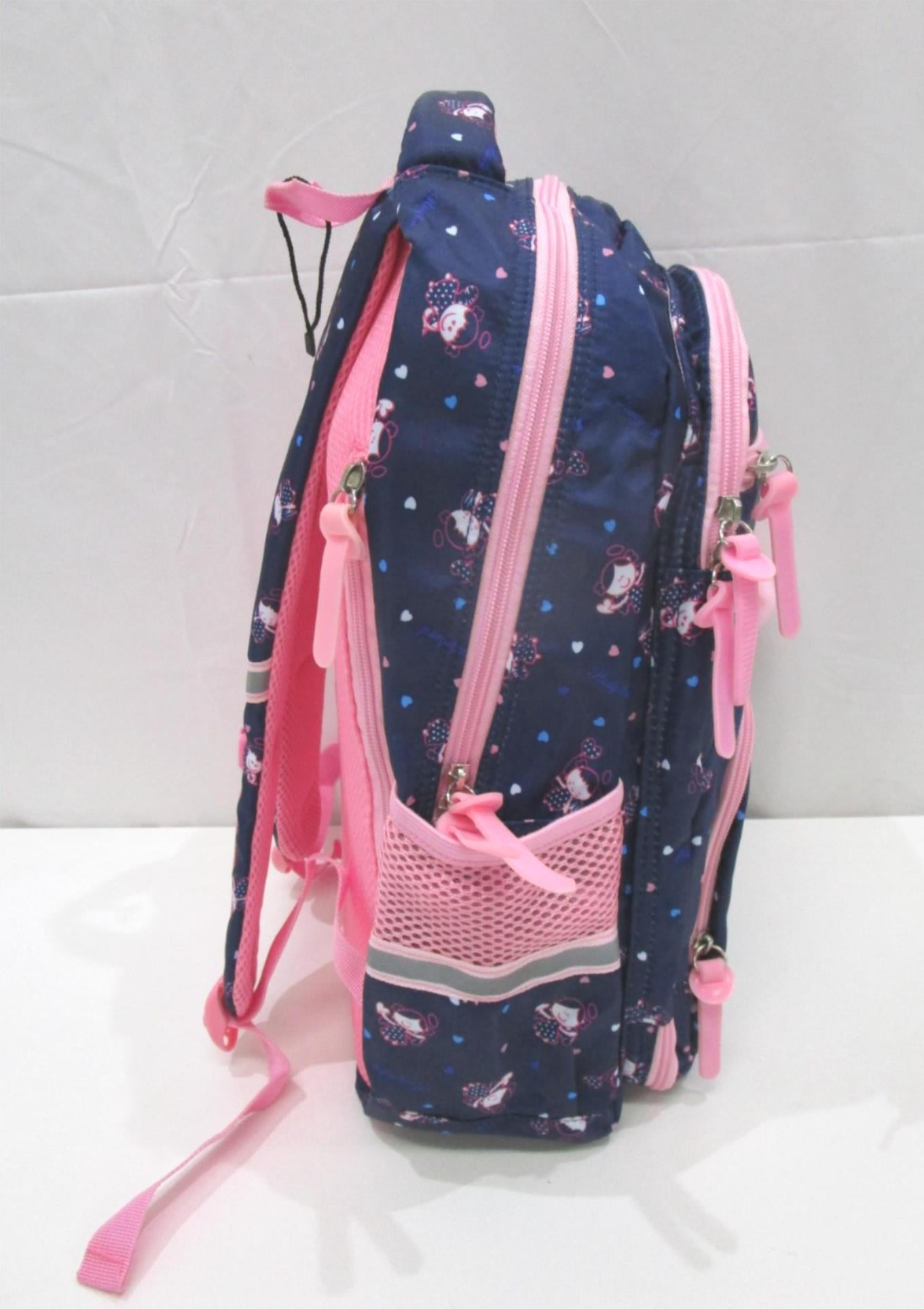 Rudy Hard Princess Themed 2 Compartment, Front & Side Pockets Backpack NEW