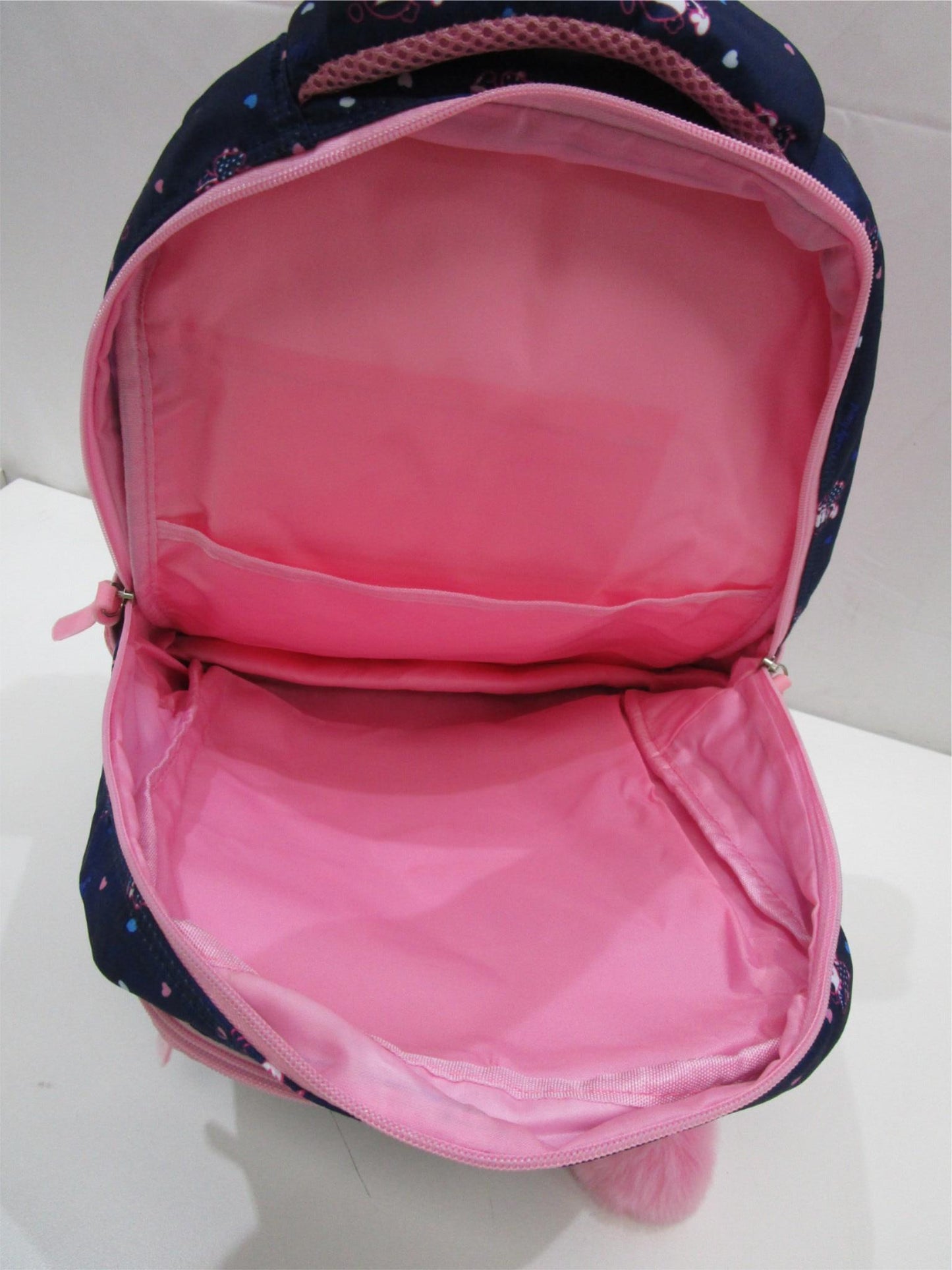 Rudy Hard Princess Themed 2 Compartment, Front & Side Pockets Backpack NEW