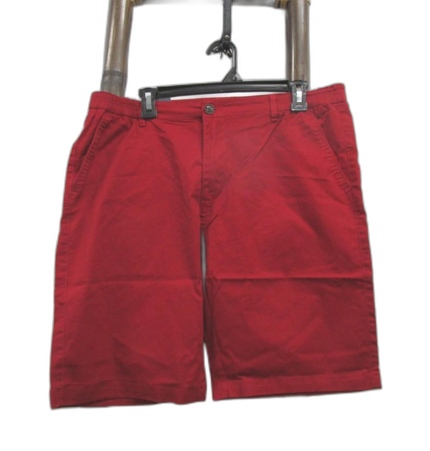 Aiopeson Comfortable Cotton Relaxed Fit Street Short Red Men Size 36 NEW