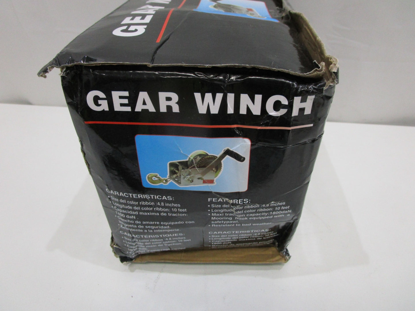 Metal Heavy Gear Hand Winch 2000 Lbs / 900 Kgs Capacity NEW