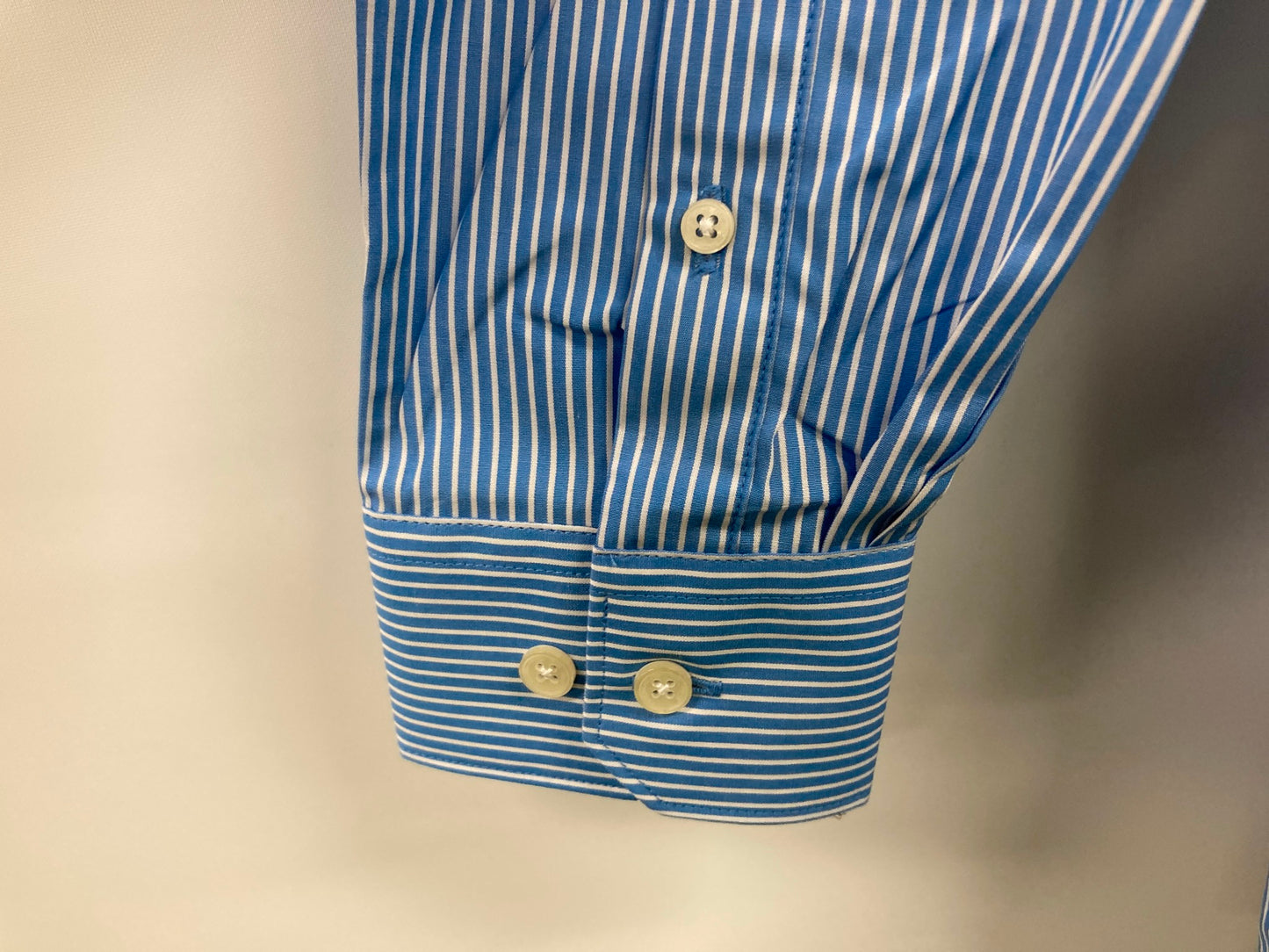 Ben Sherman Regular Fit Blue W/ White Stripes Shirt Men'S Size Xs NEW