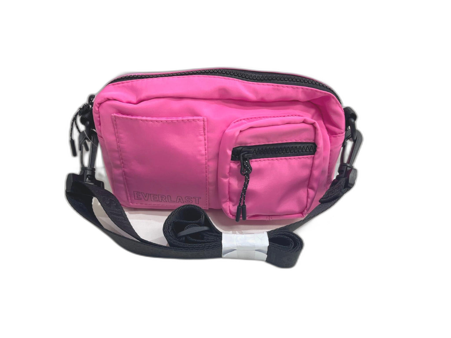 Everlast Mini Hot Pink 3 Compartment Zip Up Cross Body Bag NEW