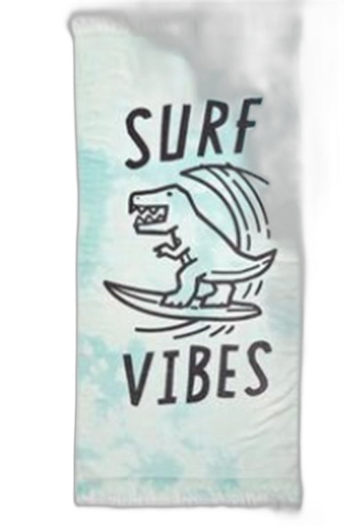 Target Kids Cotton Surf Vibes Fringed Beach Towel 68Cm X 137Cm NEW