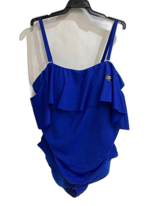 Regatta Tummy Control 1 Piece Swim Bathers Cobalt Blue Ladies Sz 20 NEW