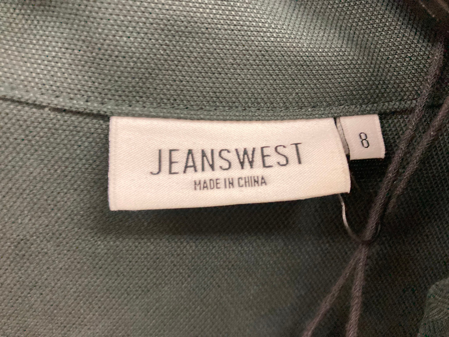 Jeanswest Georgia Tencel Jacket Button Up Midnight Green Ladies Sz 8 NEW