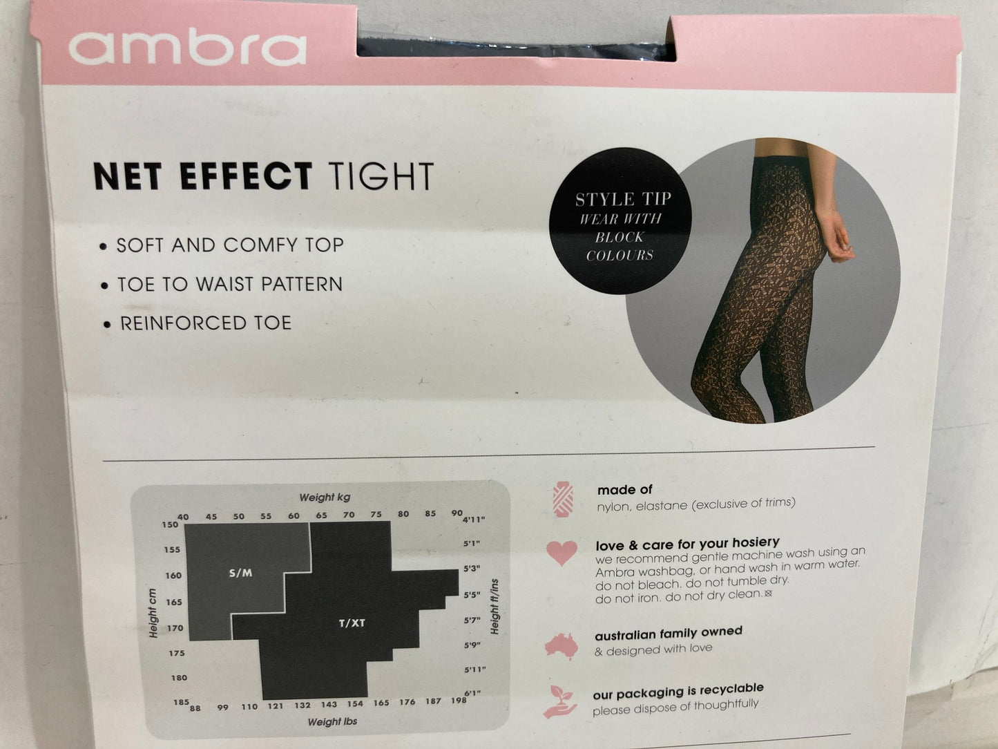 Ambra Pantyhose, Net Tights & Stay Ups Various Ladies Sz Medium NEW