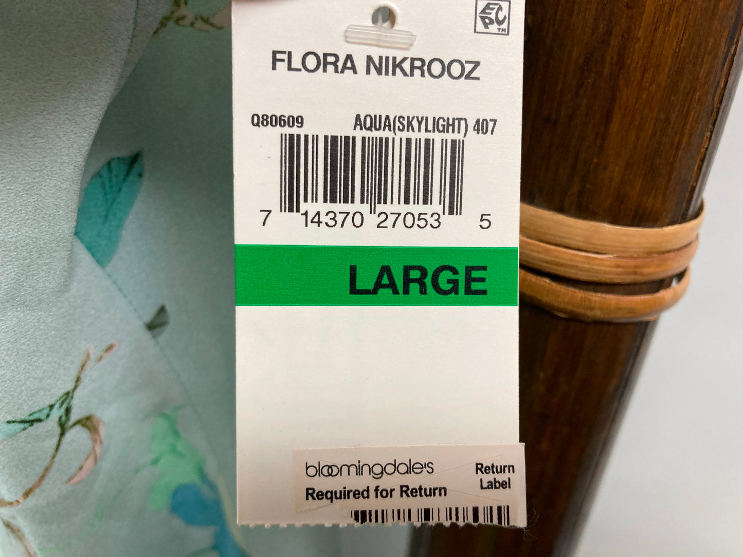 Flora Nikrooz Floral Slip Under Garment/Sleepwear Floral Ladies Sz L NEW