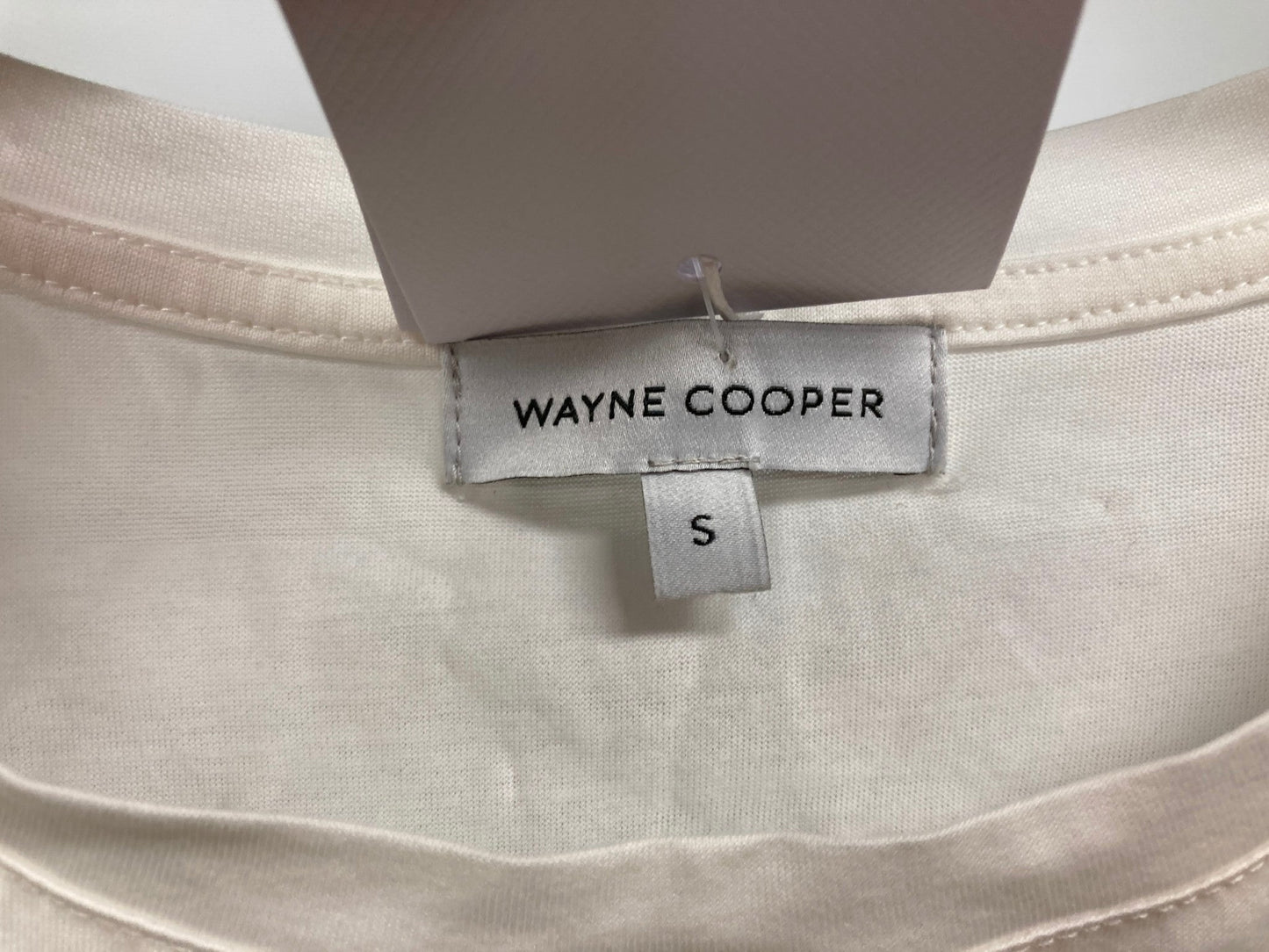 Wayne Cooper Opulent Nights Round Neck Top White Ladies Sz S  *Tags NEW