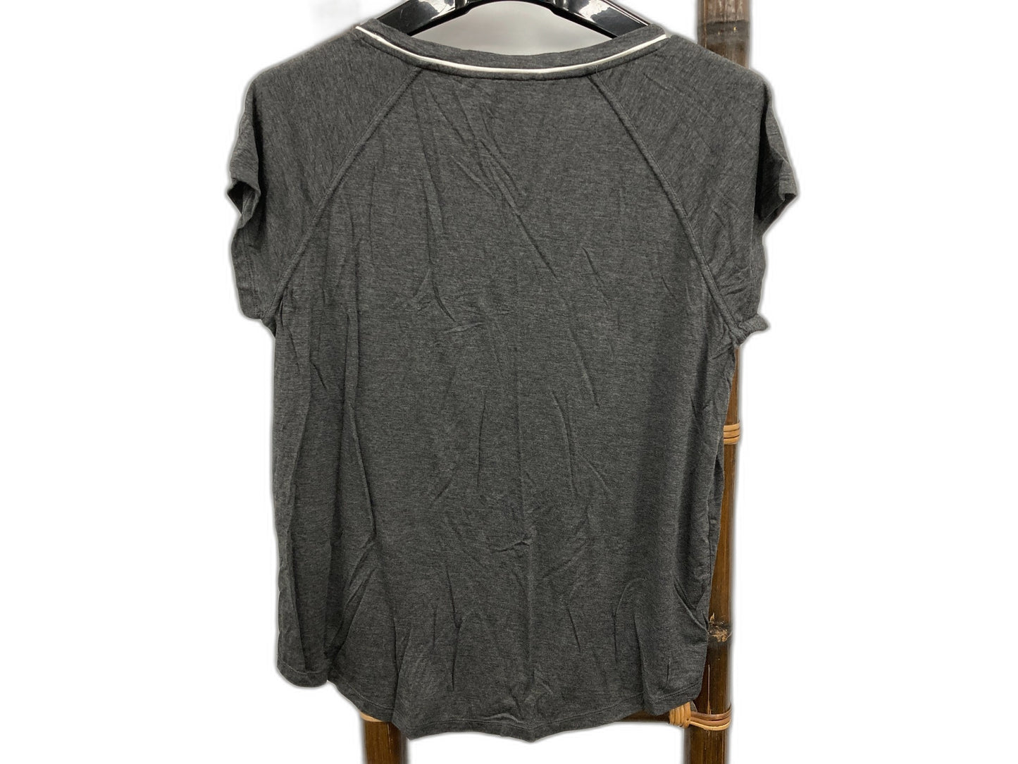 Chloe & Lola Lounge Wear S/Sleeve T-Shirt Dark Grey Ladies Sz S NEW