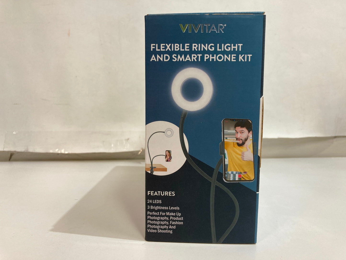 Vivitar Flexible Ring Light & Smart Phone Kit Usb Powered *Sealed NEW