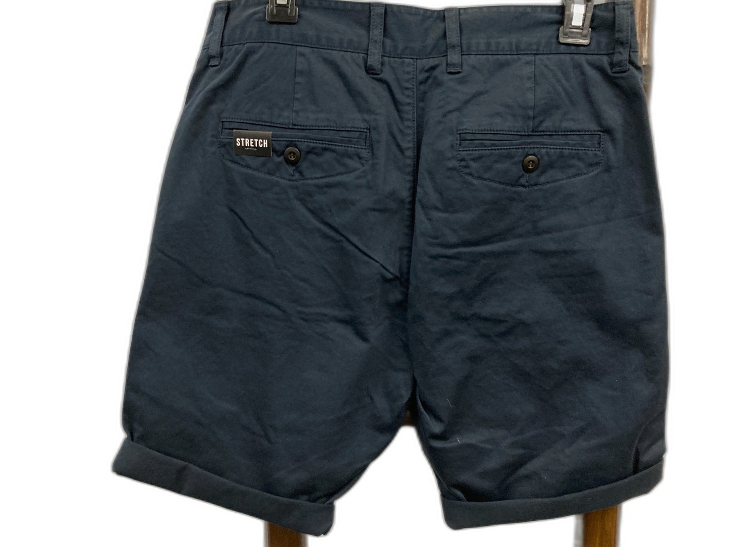 Connor Darwin Chino Stretch W/ Side Pockets Shorts Navy Mens Sz 32 NEW