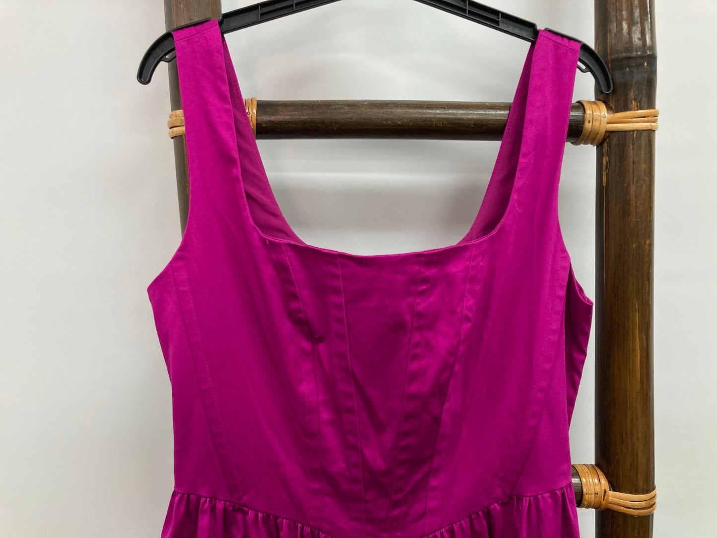 Danni Minogue Petites Corset Dress Zip Up Magenta Ladies Sz 6P *Tags NEW