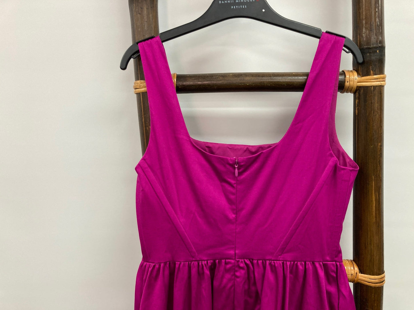 Danni Minogue Petites Corset Dress Zip Up Magenta Ladies Sz 6P *Tags NEW