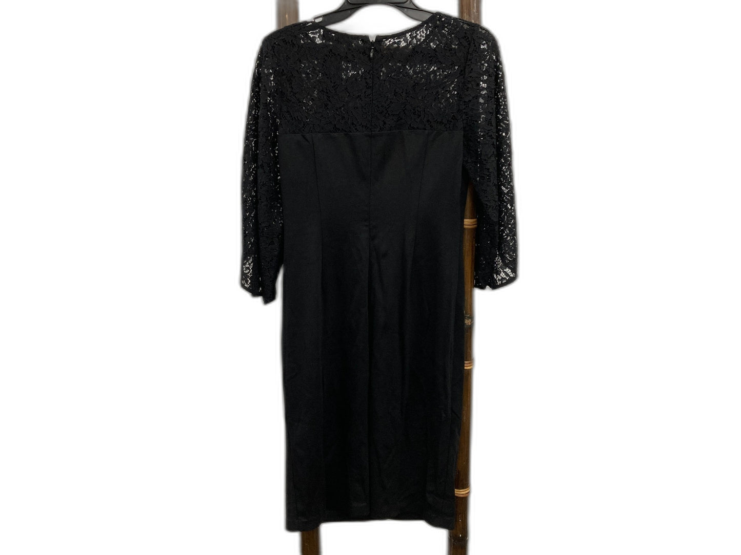 Collection Lace Top & Sleeves Stretch Body Black Dress Ladies Sz 10 Rp$99.95 NEW