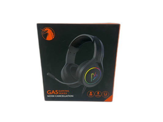 Ga5 Gaming Series Noise Cancellation Wired Headphones W/Microphone NEW