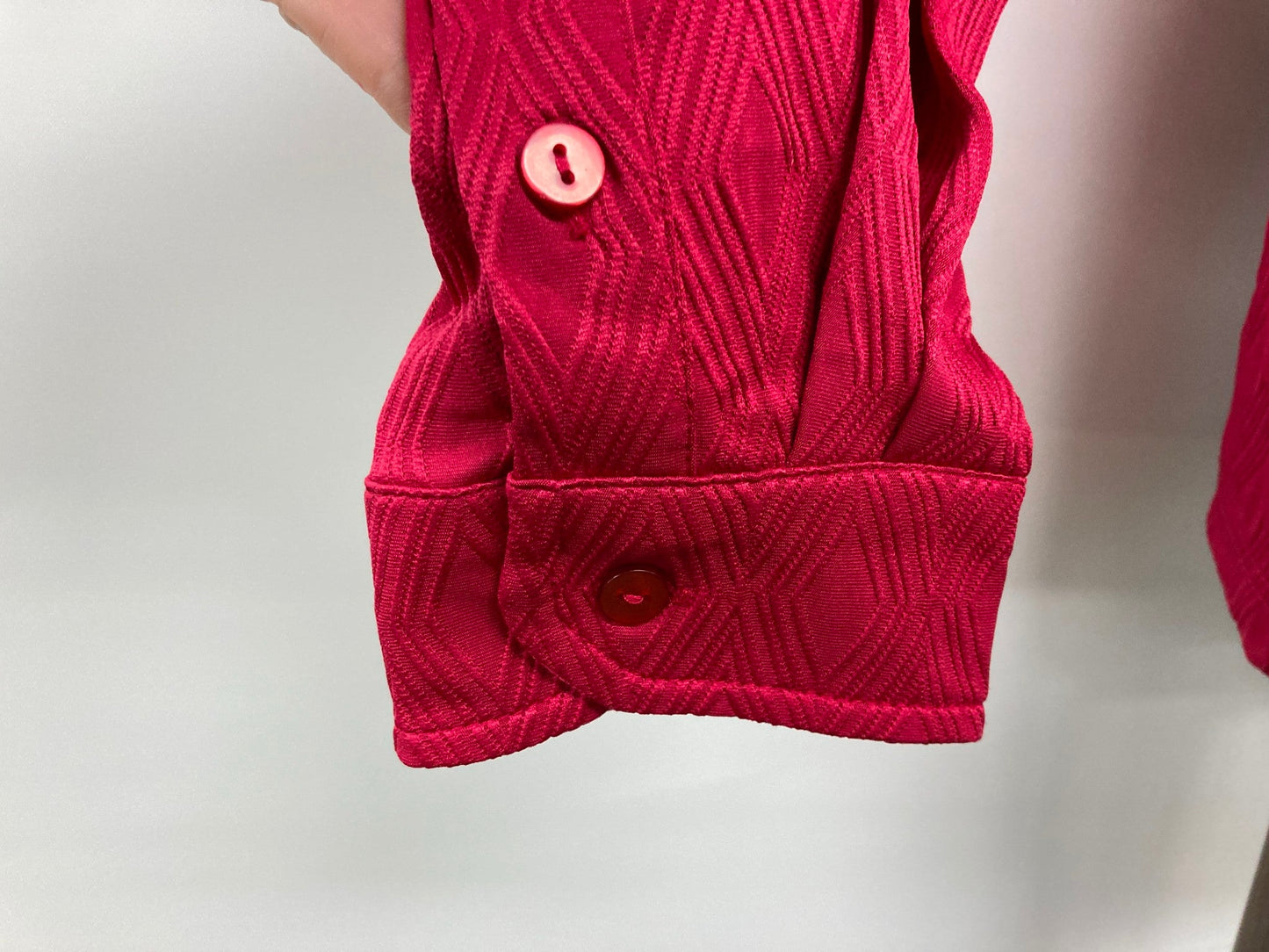 Noni B Knit Textured Shirt Sangria Magenta Noniknitsh Ladies Sz 16 $89.99 NEW