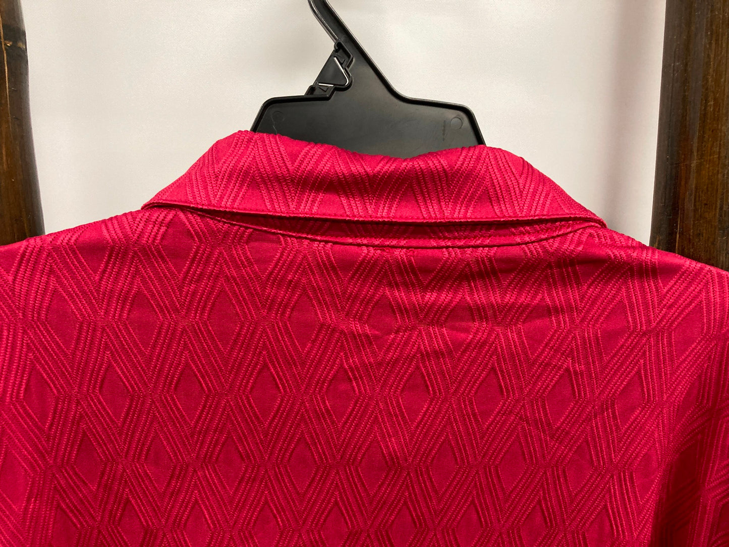 Noni B Knit Textured Shirt Sangria Magenta Noniknitsh Ladies Sz 16 $89.99 NEW