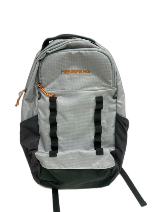 Hengfeng 25L Grey Outdoor Hiking Padded Backpack W/ Netting & Pockets NEW