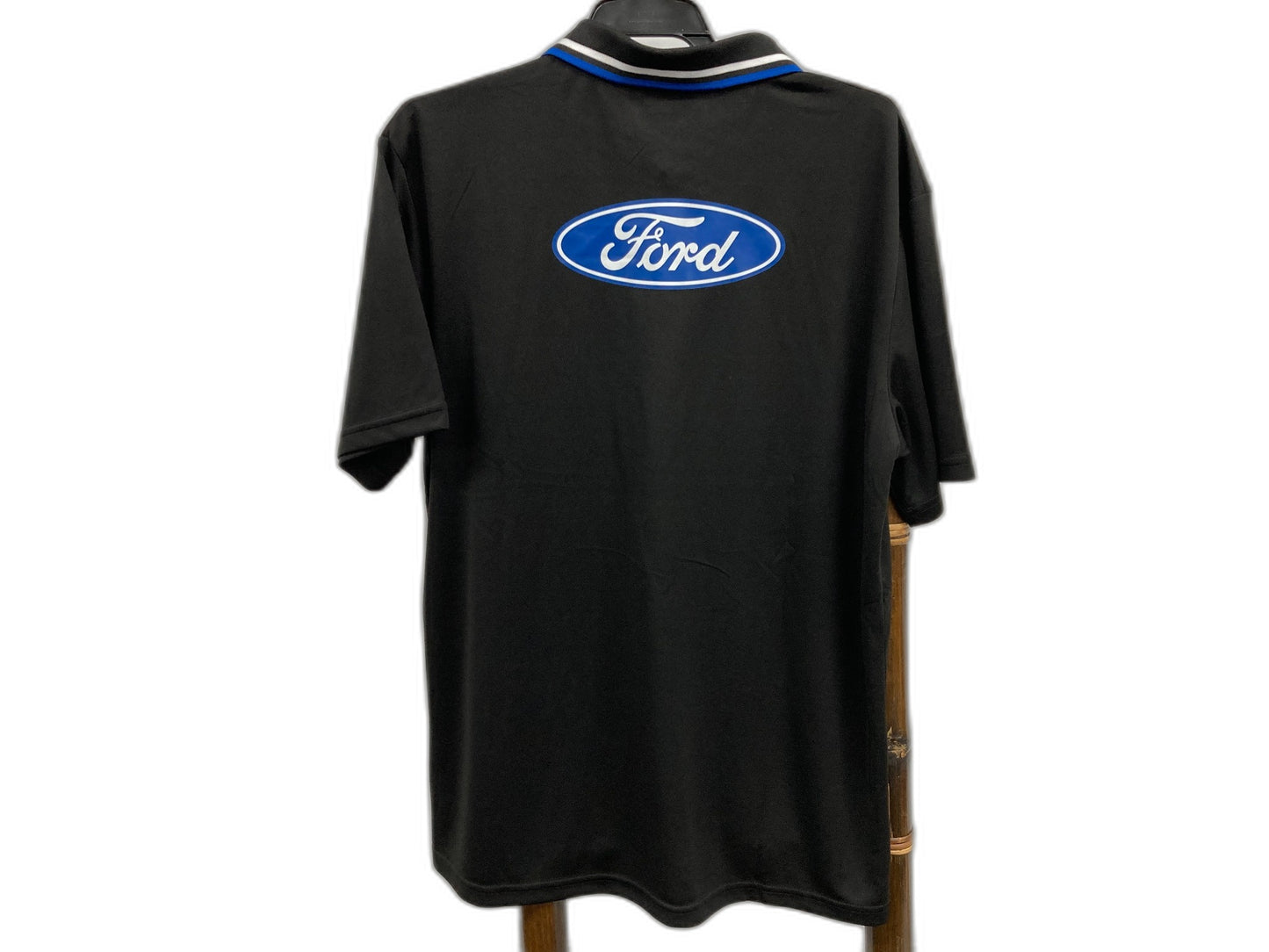 Ford Official License S/Sleeve Small Logo Polo Shirt Black Mens Sz M NEW