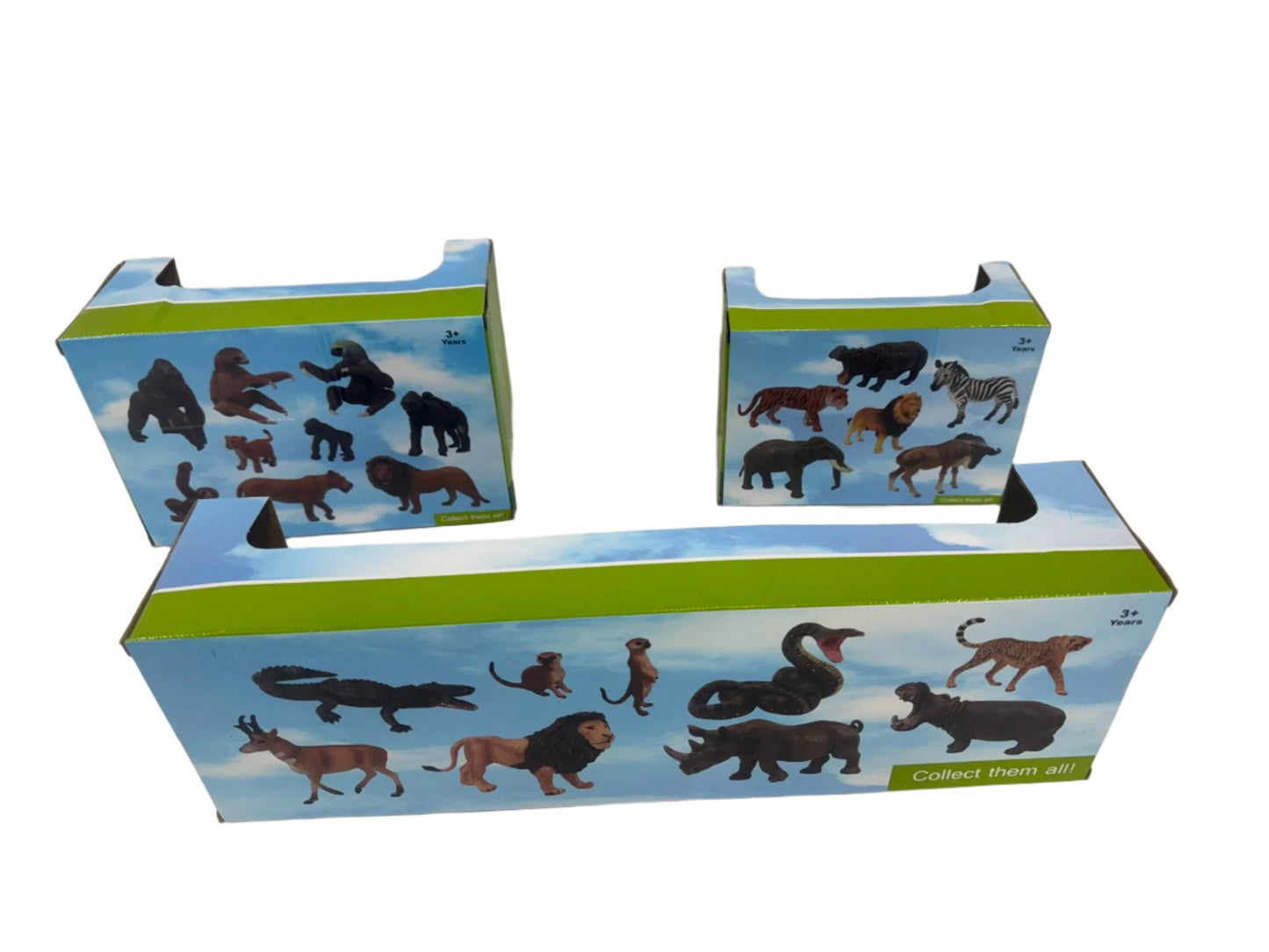 Target Wildlife Plastic Figurines 3 Boxed Sets 9 Various Animals NEW