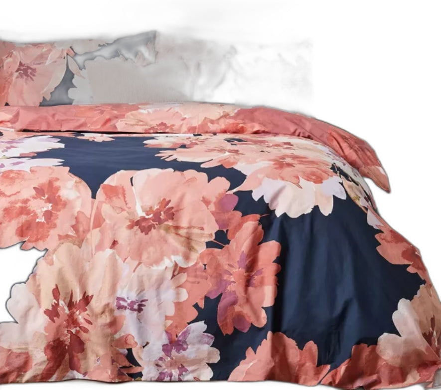 Target Selena Bloom Floral Cotton Quilt Cover Set Inc 2 P/Cases Queen NEW