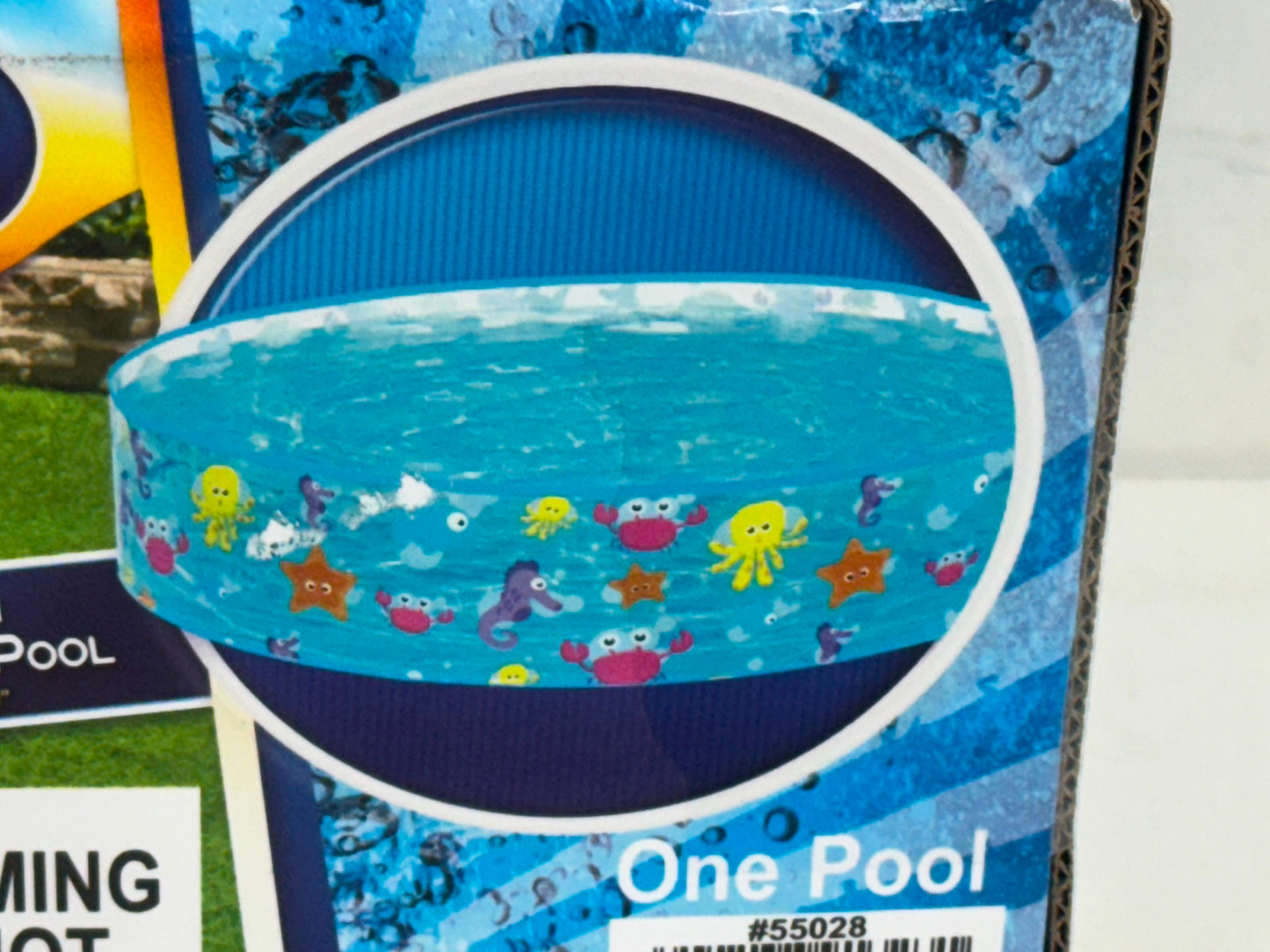 H2Ogo! Bestway Fill 'N Fun Sparkling Sea Pool Ages 2+ 1.22M X 25Cm NEW