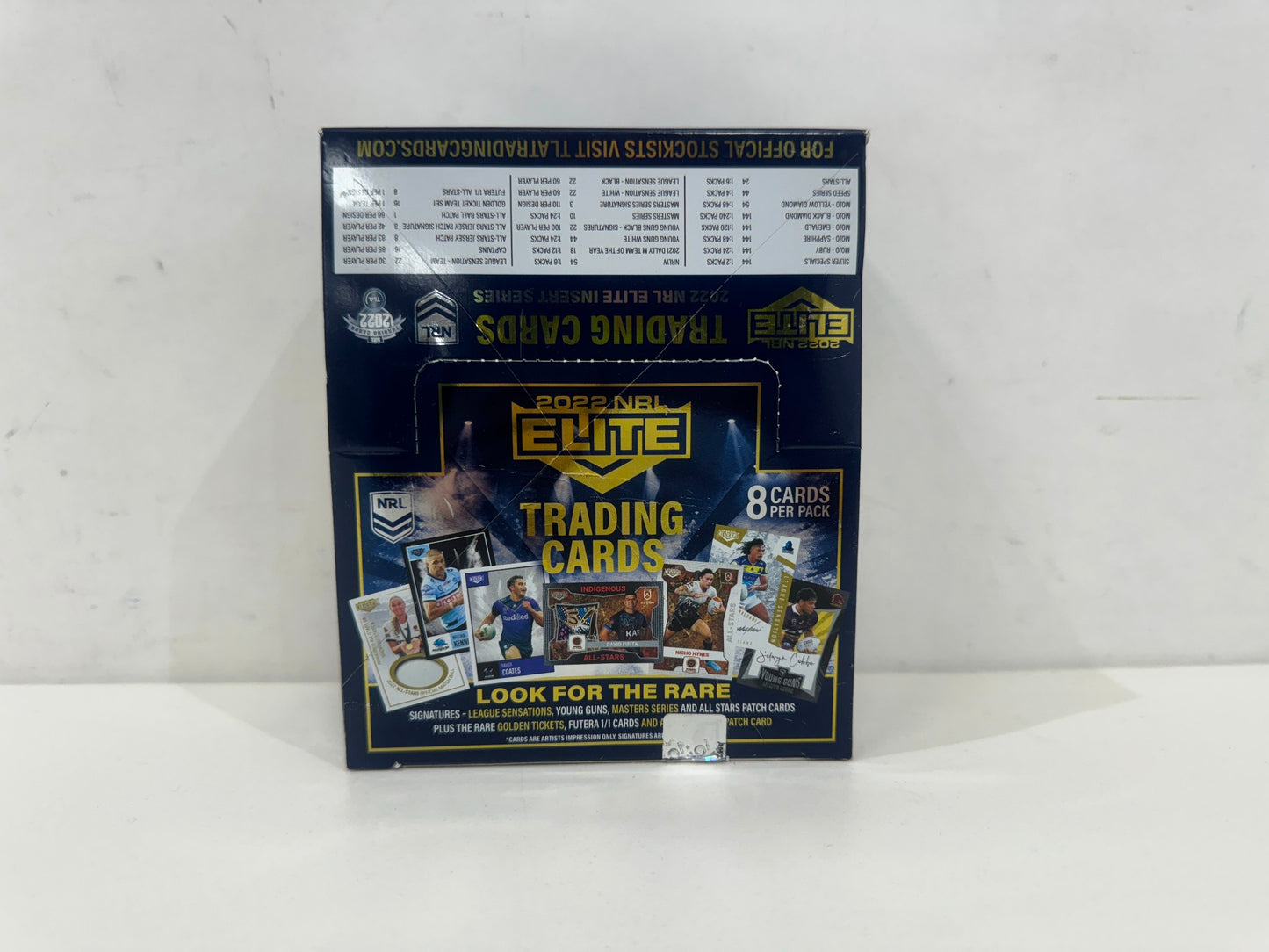 Ex-Display Opened Box 2022 Nrl Elite Insert Series Trading Cards *Unpackaged